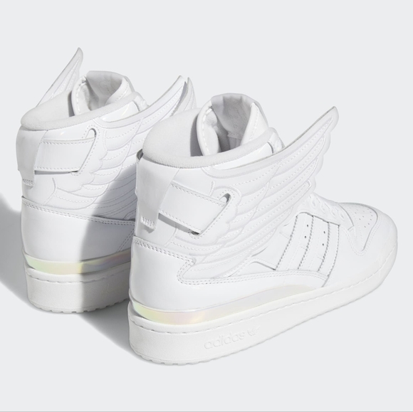NWT Adidas x Jeremy Scott Cloud White Opal Wings 4.0 Forum Hi 10.5 - Picture 6 of 13
